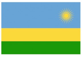 Sticker drapeau Rwanda