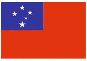 Sticker drapeau Samoa