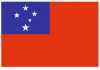 Sticker drapeau Samoa
