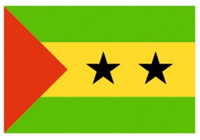 Sticker drapeau Sao Tome et Principe