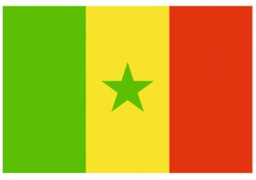 Sticker drapeau Senegal