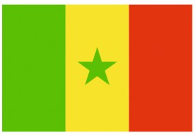 Sticker drapeau Senegal