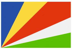 Sticker drapeau Seychelles