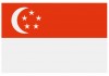 Sticker drapeau Singapour