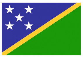 Sticker drapeau Illes Salomon