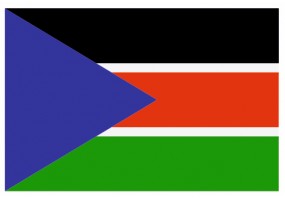 Sticker drapeau Soudan du Sud