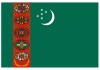 Sticker drapeau Turkménistan