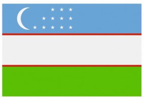 Sticker drapeau Ouzbekistan
