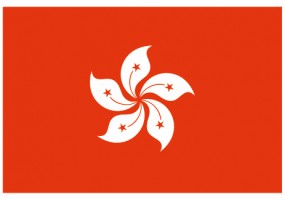Sticker drapeau Hong Kong