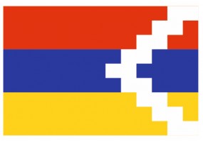 Sticker drapeau haut karabakh