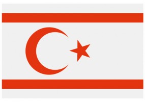 Sticker drapeau Chipre du Nord