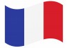 sticker drapeau Flottant Guinée-Francaise