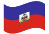 sticker drapeau Flottant Haiti