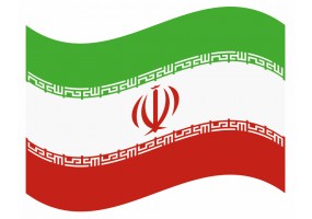 sticker drapeau Flottant Iran