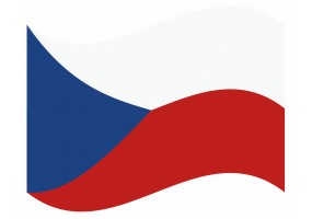 sticker drapeau Flottant République-Tcheque