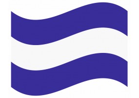 sticker drapeau Flottant El-Salvador