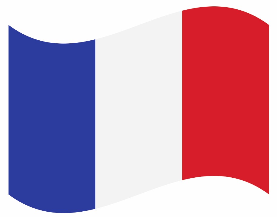 Autocollant Drapeau France - Vinyle Résistant, Plusieurs Tailles (S à XL) - Pour Voiture, Casque, Ordinateur