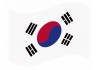 sticker drapeau Flottant Coree- du -Sud