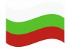 sticker drapeau Flottant Bulgarie