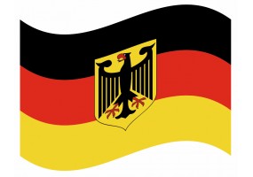 sticker drapeau Flottant Allemagne