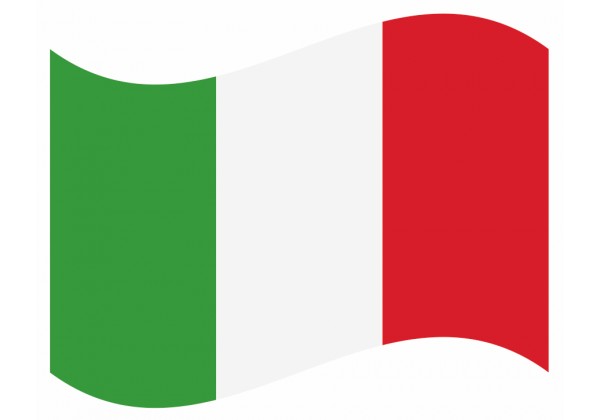 Sticker Drapeau carte italien