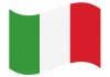 sticker drapeau Flottant Italie