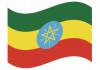 sticker drapeau Flottant Ethiopie