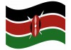 sticker drapeau Flottant Kenya