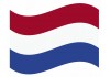 sticker drapeau Flottant Pays- Bas