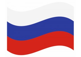 sticker drapeau Flottant Russie