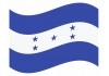 sticker drapeau Flottant Honduras