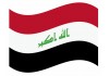 sticker drapeau Flottant Iraq