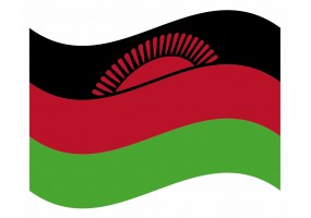 sticker drapeau Flottant Malawi