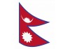 sticker drapeau Flottant Nepal