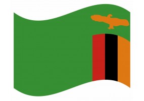 sticker drapeau Flottant Zambie