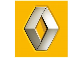 Sticker Renault jaune