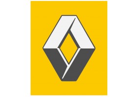 Sticker Renault jaune