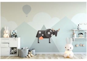 Sticker Vache scandinave