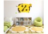 Sticker Vache jaune