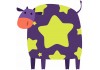 Sticker Vache qui tache etoile