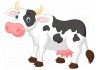 Sticker Vache de la ferme