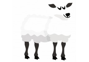 Sticker Mouton