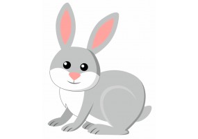 Sticker Lapin tout mignon