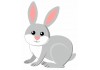 Sticker Lapin tout mignon