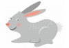 Sticker Lapin se repose