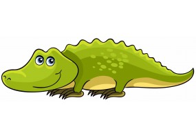 Sticker Crocodile gentil