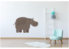 Sticker Rhinocéros gros