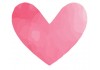 Sticker Coeur rose/rouge