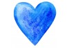 Sticker Coeur bleu turquoise