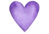 Sticker Coeur teinte violet